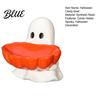 Resin Table Centerpiece Halloween Candy Bowl Pumpkin Ghost Shaped Dish Spooky Serving Novelty Snack Tray for Cookie Dessert Party Trick