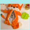 Soft Material Fox Pencil Case With Large Capacity And Cute Cartoon Style For School And Gift