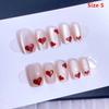 10/30Pcs Cat Eye Press On Nails Handmade Short Full Cover Nail Tips Xs/S/M/ Wearable Women Fake Nails Manicure Decoration