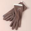 Women's Velvet Touchscreen Winter Gloves - Versatile, Warm, & Ideal for Outdoor Cycling
