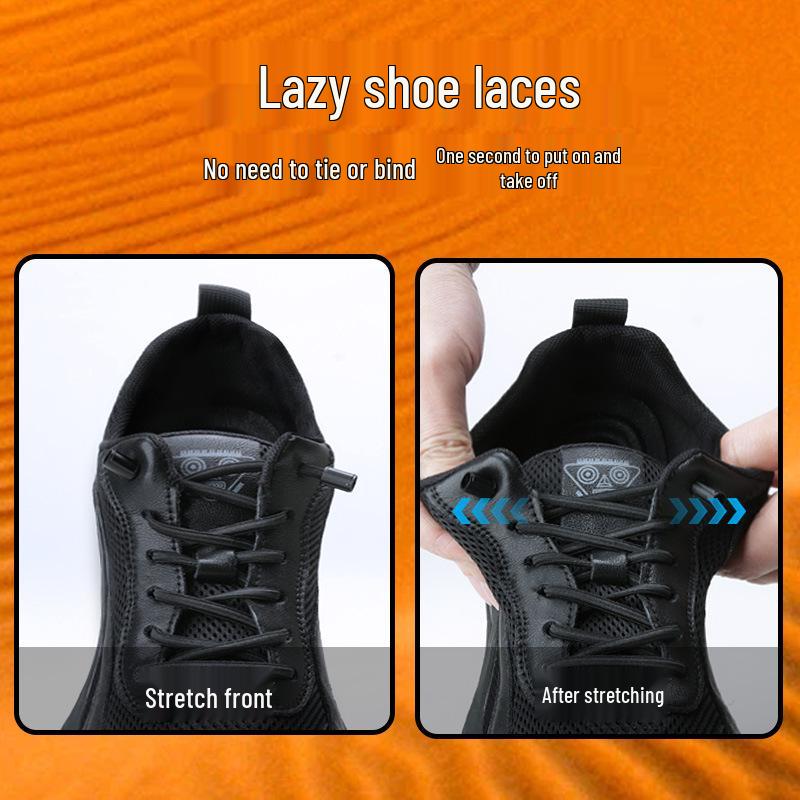 3515 Men's Black Ultra-light Sports & Hiking Shoes: Spring/Autumn Casual Running Shoe