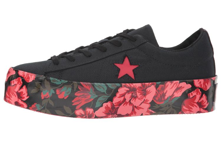 Кеды Converse One Star Ox Черный/Красный Женские 561766C 38