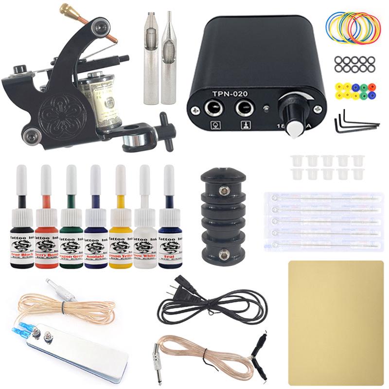 

Seven Flower Tattoo Machine & Practice Set - Ou Liang Tools