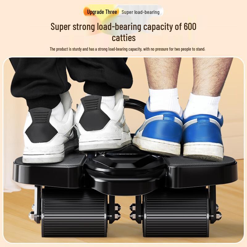 XTEP 4-Wheel Automatic Rebound Ab Roller Enlarged Widened