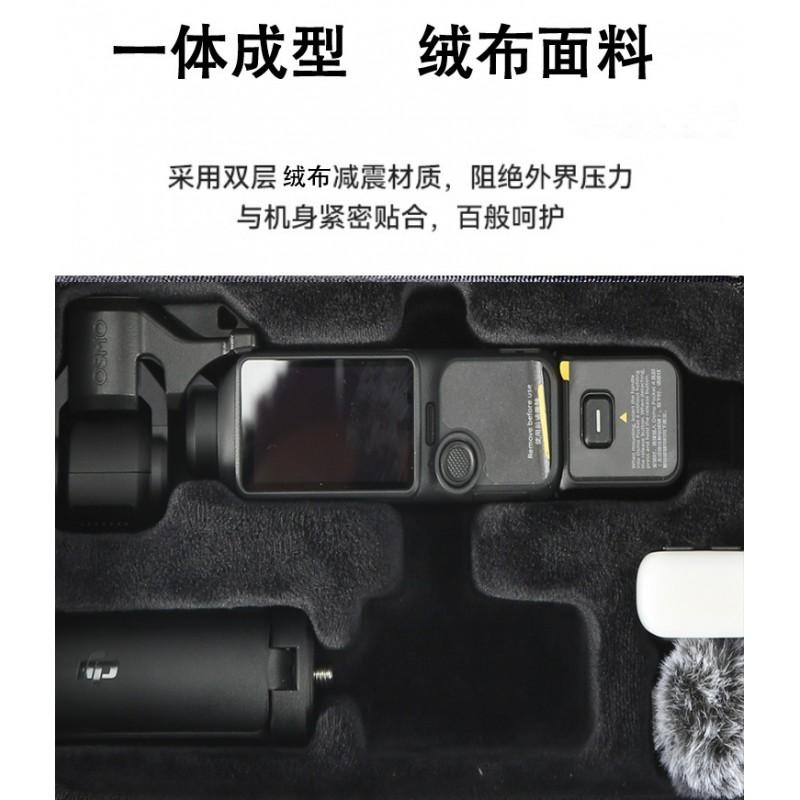 DJI Osmo Pocket 4 Pro Battery Extension Kit Case Rugged PU Hard Shell Camera Carry Bag With Shockproof Protection