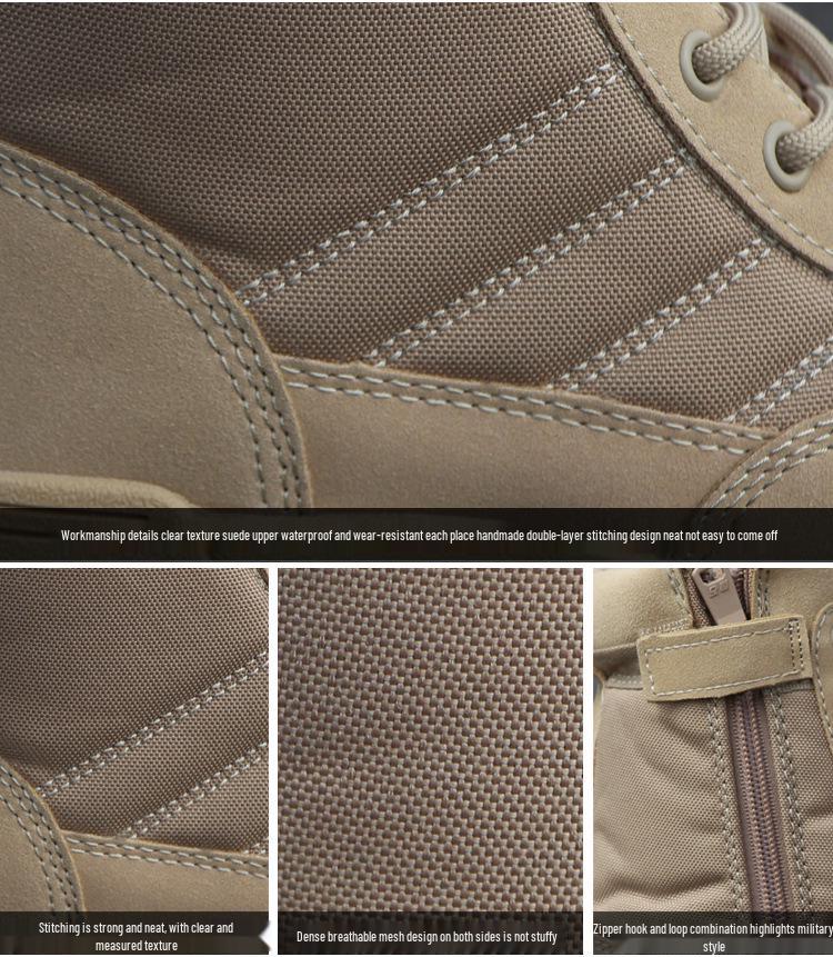 Spring & Autumn High-Top Combat Boots for Men & Women - Outdoor, Desert, Tactical, Military, Summer Camp Couples