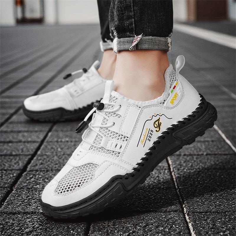 38-48 Men's Casual Sandals Breathable Mesh Shoes Lightweight Running Sneakers