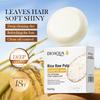 Rice Puree Deep Cleansing Shampoo Soap,Remove Loose Dandruff Flakes,Split Ends,Moisturize and Smooth Hair,Fresh Oil Control Cleaning Soap