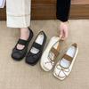 Bow Knot Flat Mary Jane Ballet Shoes Women's Spring New Literary and Retro Single Shoes