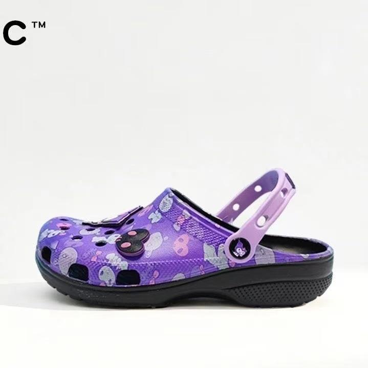 

Crocs Classic Куроми Детская обувь Унисекс Шлепанцы 36-37(M4W6) фиолетовый