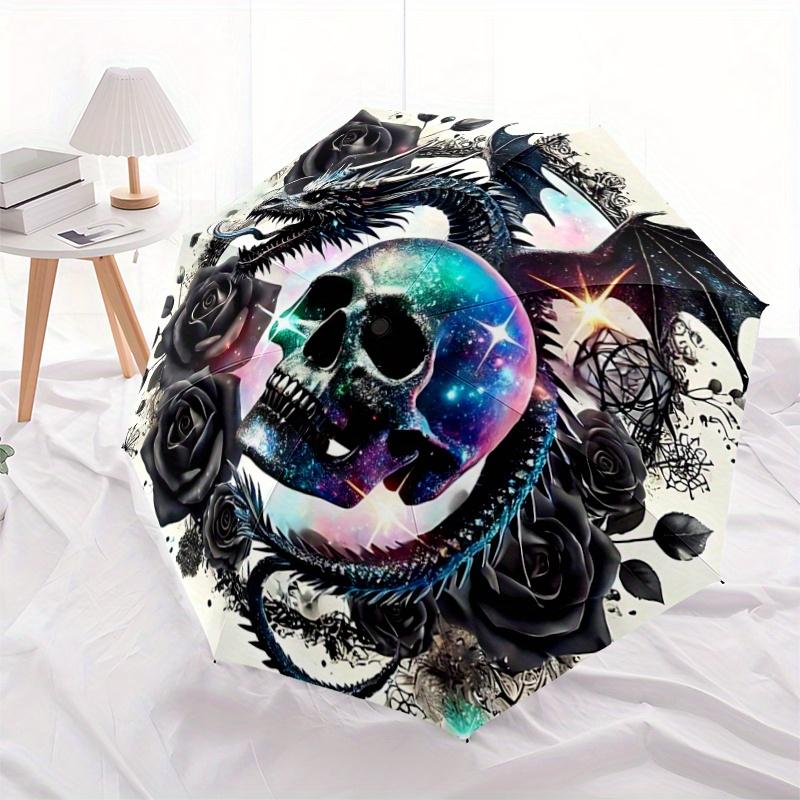 

1pc Galactic Dragon s Crown Automatic Open/CloseUmbrella,Compact Umbrella for Men & Women Day Gift.C047