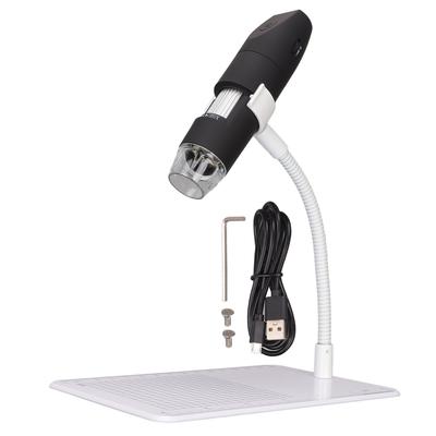 Microscopio digital USB WiFi HD 50x a 1000x 8 LED Mini cámara de microscopio de mano inalámbrica para