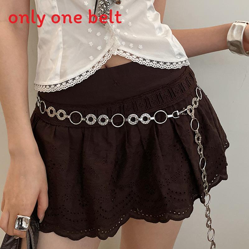 

Bohemian Metal Waist Chain For Women Ethnic Style Boho Jewelry Summer Accessory серебряный