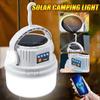 Solar Camping Lights Outdoor Waterproof Multifunctional Tent Flashlight Type-C And Solar Charge Atmosphere Light LED with Hook