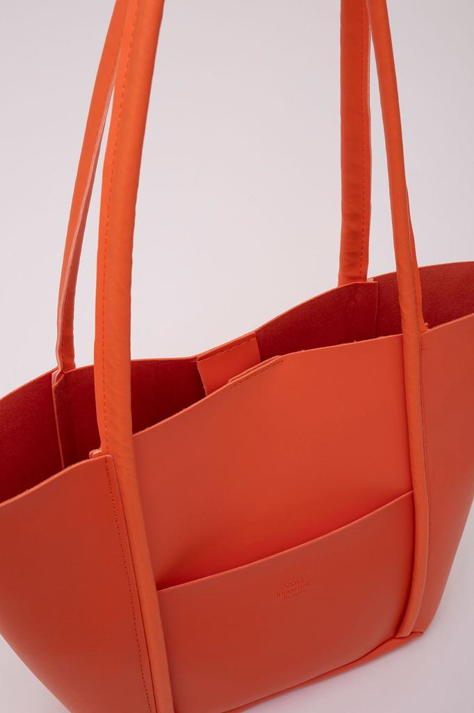 Women's Stylish and Useful Shoulder Bag Blue Shk80 Faux Leather Large Size Arm and Shoulder Bag with Front Pocket and Snap Makeup Bag L:26E:40W:8C