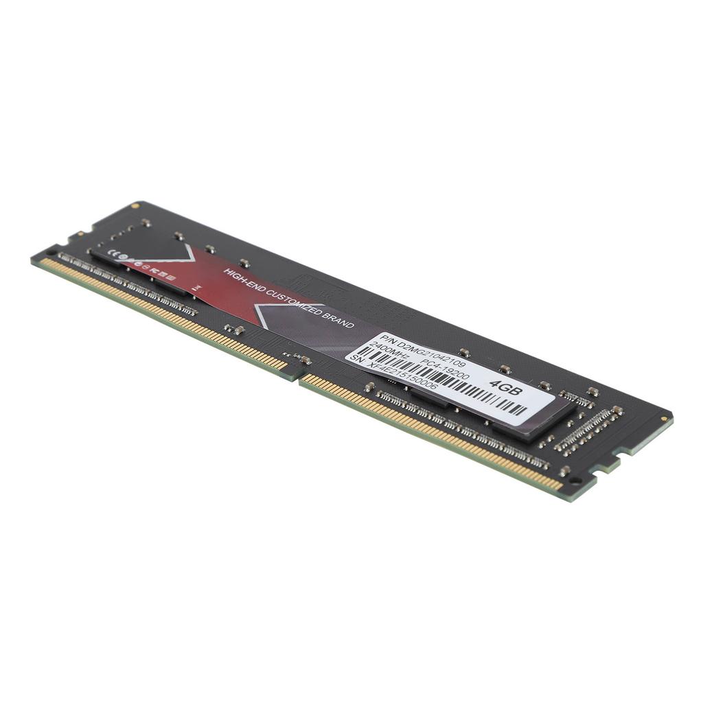 DDR4 RAM Slim Aluminium Hohe Leistung PCB DDR4‑2400MHz PC4‑19200 Desktop-Speicher4GB