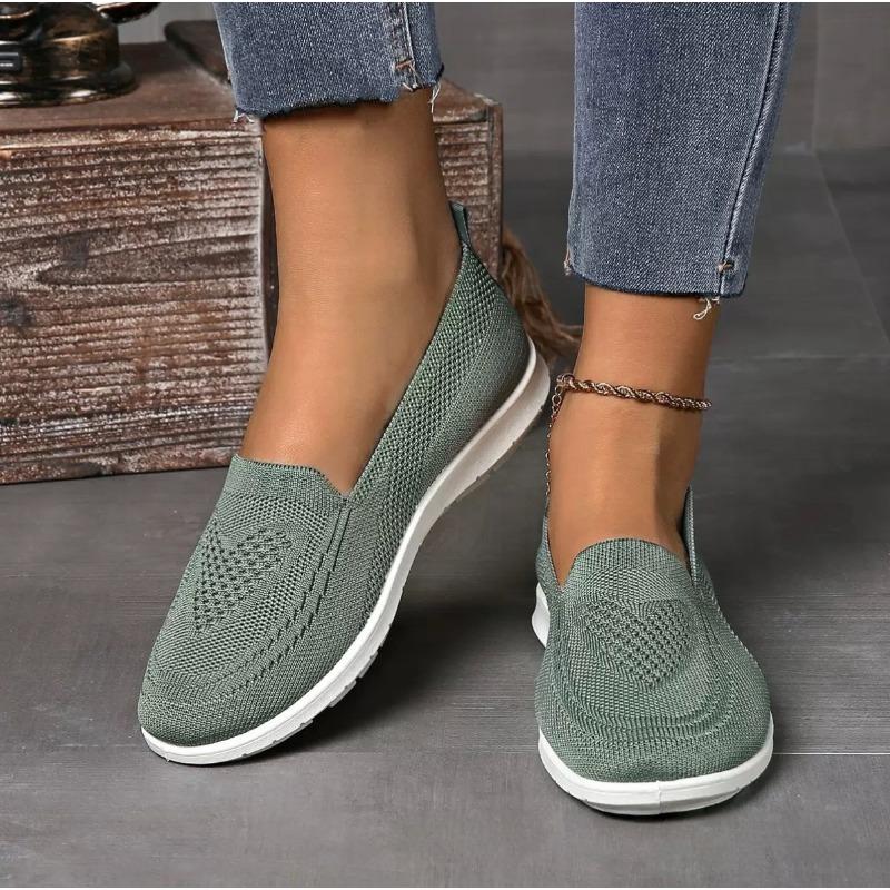 Fashion Women's Casual Flats Outdoor Lightweight Walking Shoes Summer Comfortable Breathable Mesh Shoes New style Hollowing Shoes