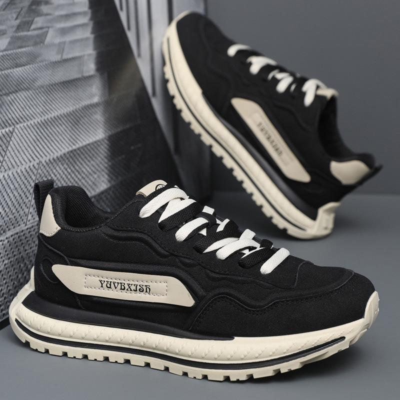 Little white shoes men's trendy shoes 2025 new spring breathable canvas shoes lightweight soft sole low-top sports and leisure shoes men