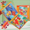 Magnetic Puzzles Portable Book Vehicle Ocean Dinosaur Jigsaw Montessori Early Education With Magnet Boys Girls Toys For Children