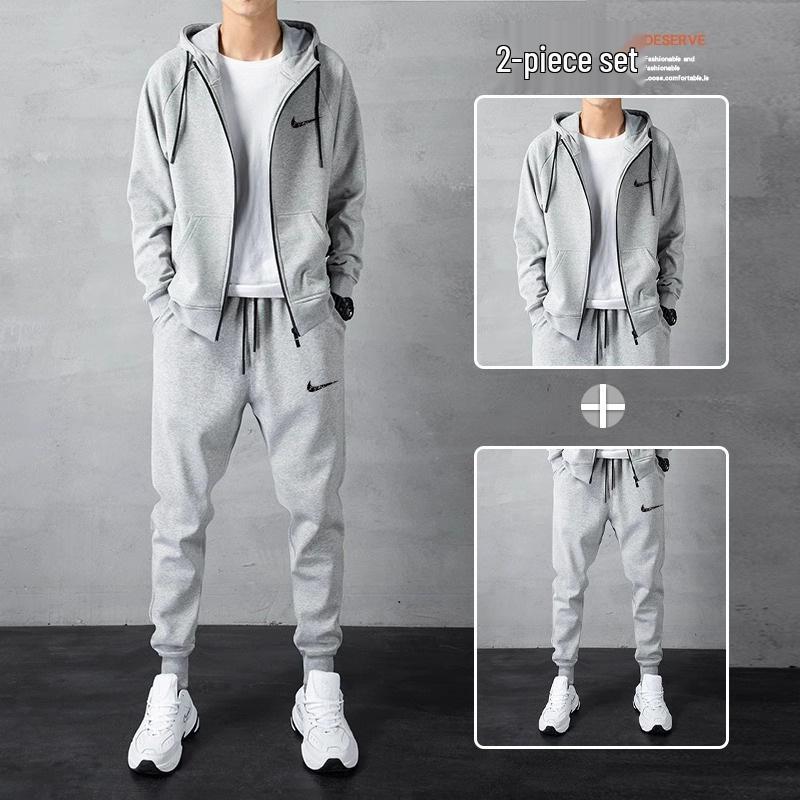 

Мужской спортивный костюм в корейском стиле с капюшоном L (suitable for 120-135 kg)