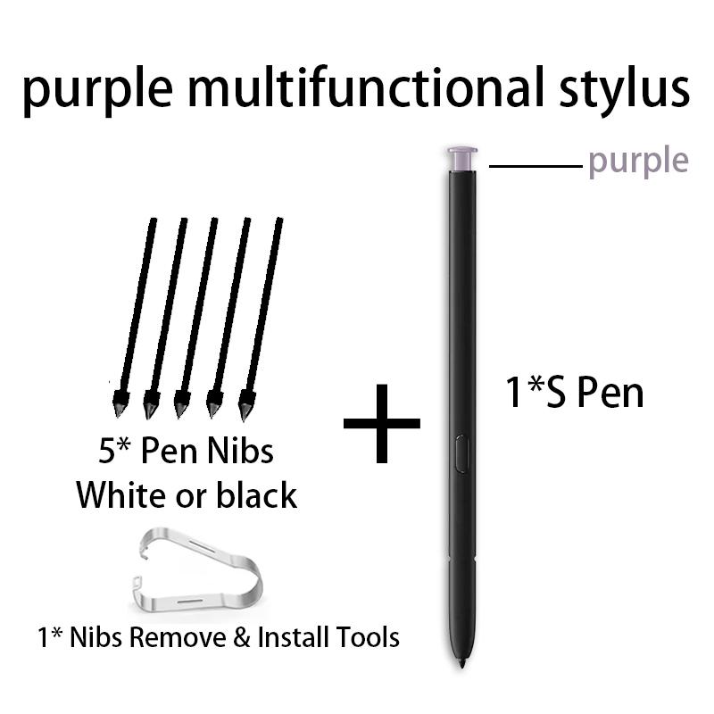 Für Samsung Galaxy S23 Ultra S Pen SM-S918B/DS/SM-S918U Alle Versionen(Ohne Bluetooth) Touchscreen Stylus Stift + Ersatzspitzen 6