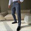 New Men's Business Casual Pants, Straight-leg Dress Pants, Versatile Solid-color Pants for Commuting