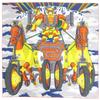 Gebrauchtes AUTHENTISCHES HERMES 103568T CarreH100 Mega Chariot Schal blau Schiefer Seide Kaschmir