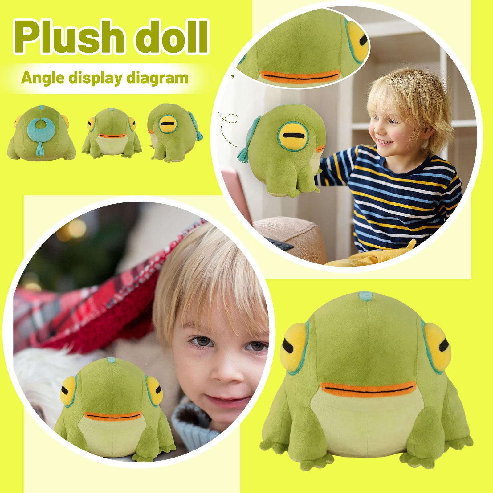 

Плюшевая кукла, Игрушка в подарок, Мультфильм, Детская тряпичная кукла, Детская подарочная подушка One Size зелёный