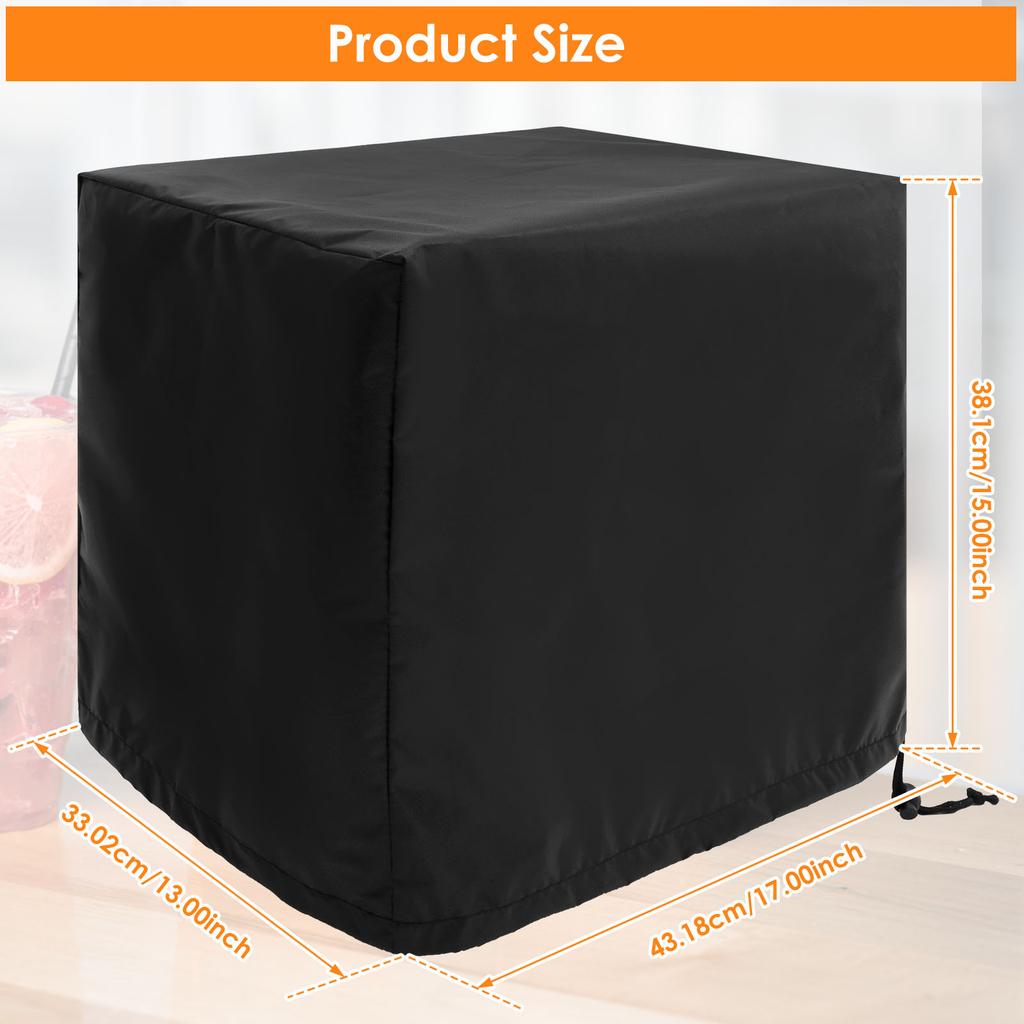 Ice Maker Dust Cover Waterproof Small Home Ice Machine Protective Cover Oxford Cloth Wear Resistant Countertop Ice Maker Cover