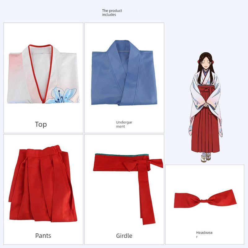 Kakegurui Cosplay Costume Nishikigouin Yuriko Japanese Kimono Cosplay Anime Outfit