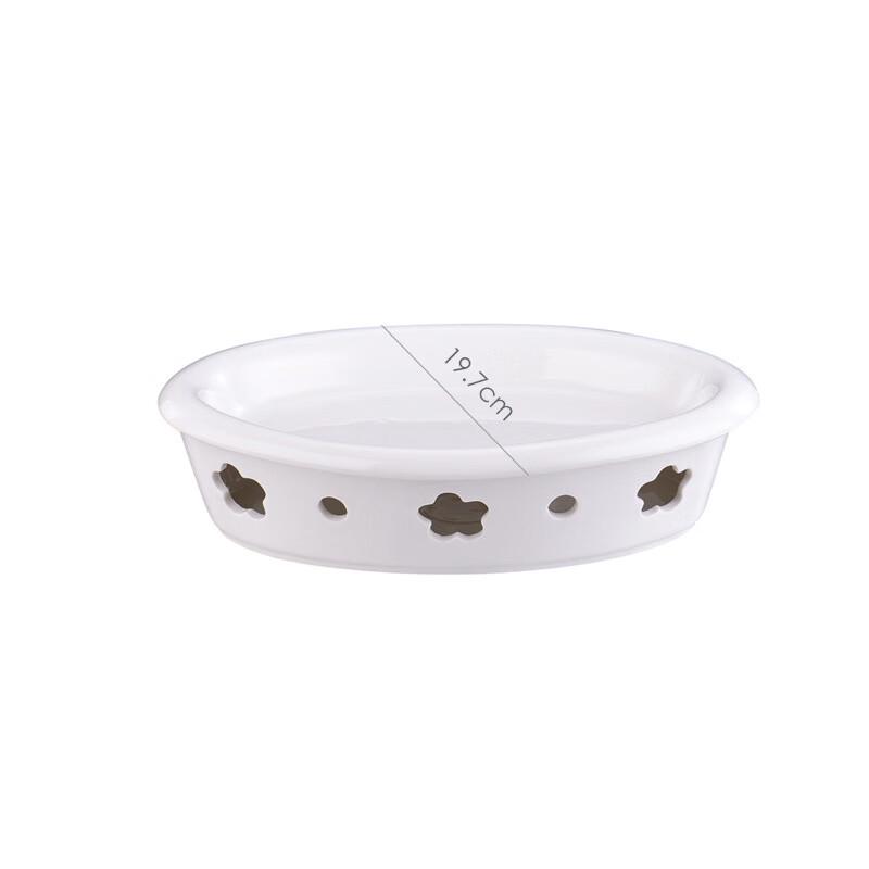 Heated Ceramic Oval Fish Serving Dish