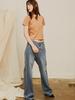SORRY, TOO MUCH LOVE So Luv Crop Tee_Brwon