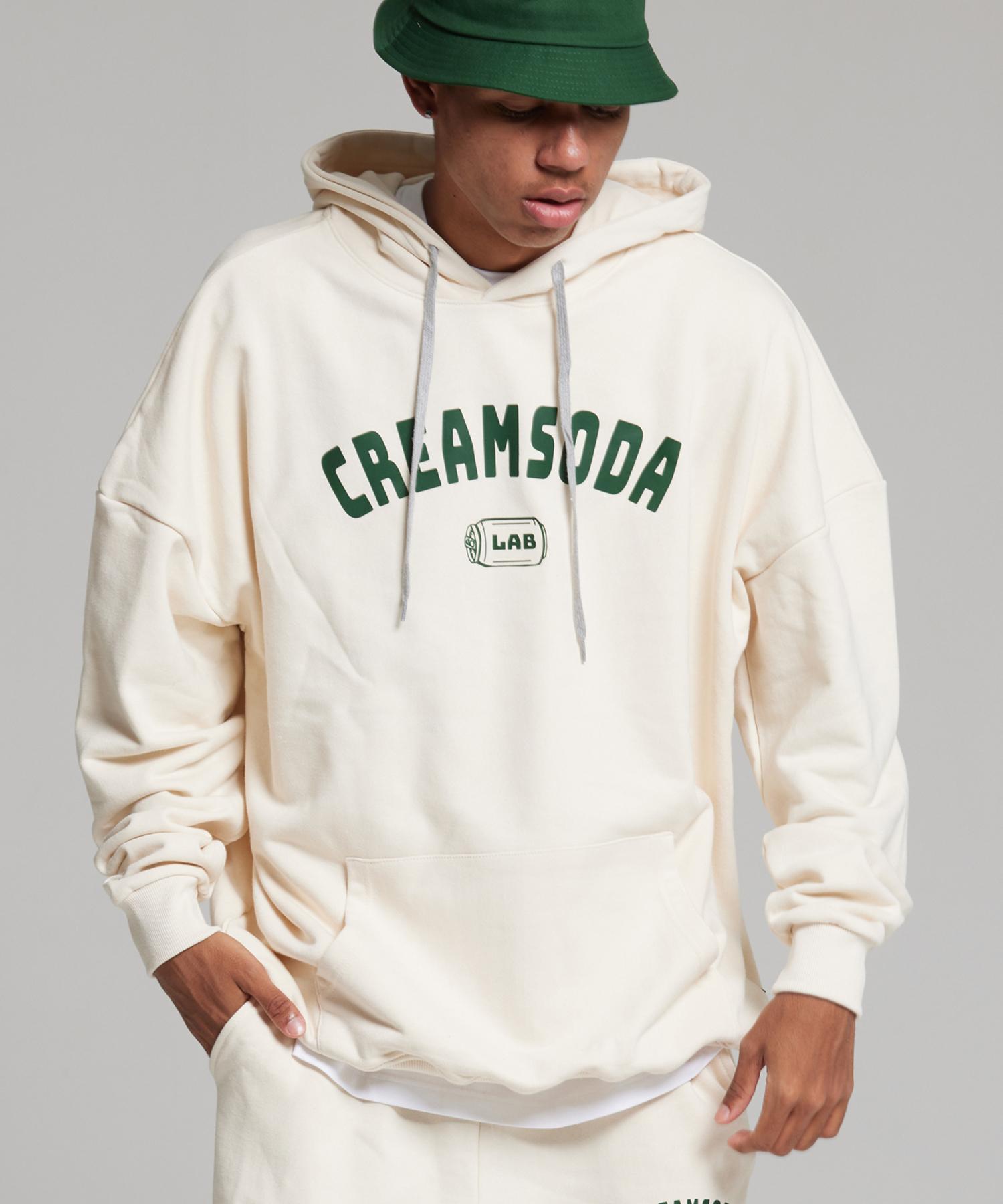 Cream Soda Lab Oji Acro Logo Hoodie Oatmeal M