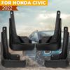 Front Rear Mud Flaps Mudguards Splash Guard for Honda Civic 4Dr -2025 Sedan