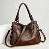 Tote Bag, New Large Capacity Shoulder Bag, Fashionable and Simple Soft Leather Commuting Bag, Women's Handbag