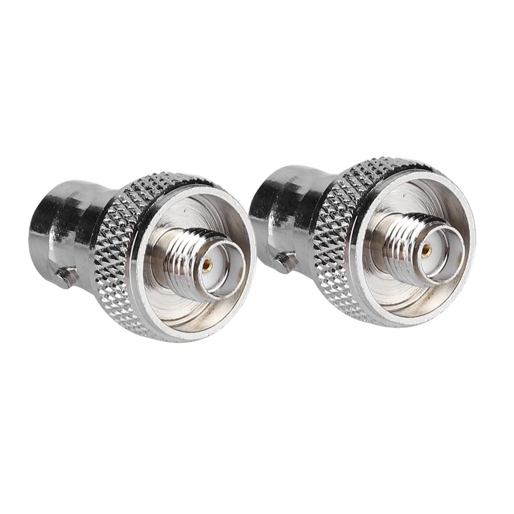 2 Pcs SMA Female To BNC Female Convert Adapter Connector