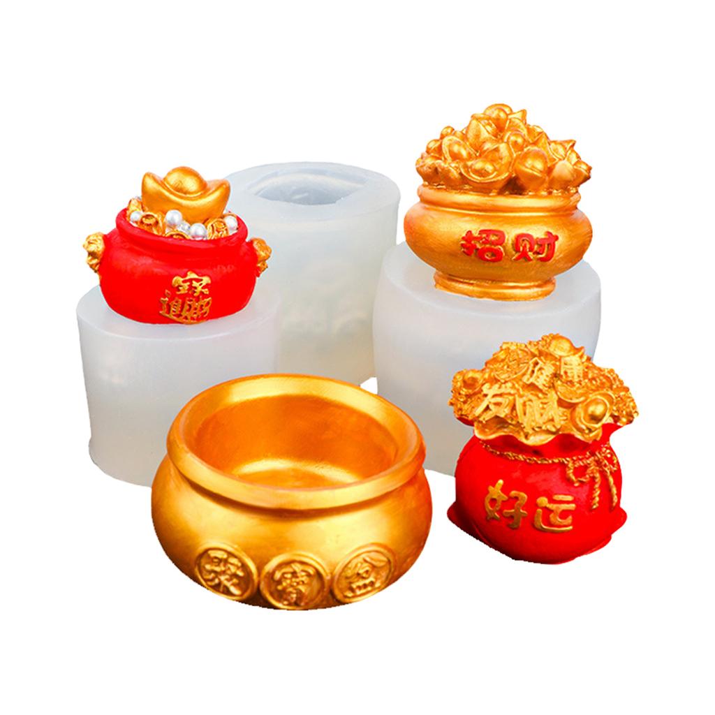 Delicate Candle Mould Silicone Mould Candle Making Reused Candle Cute Epoxy Mould Castings Molds Silicone Mould