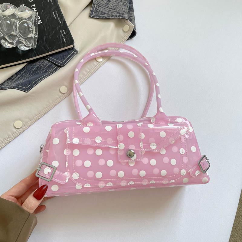 Modern City Pvc Shoulder Bag With Zipper Closure For Daily Use