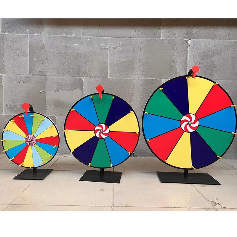Lucky Draw Erasable Turntable Game Stand