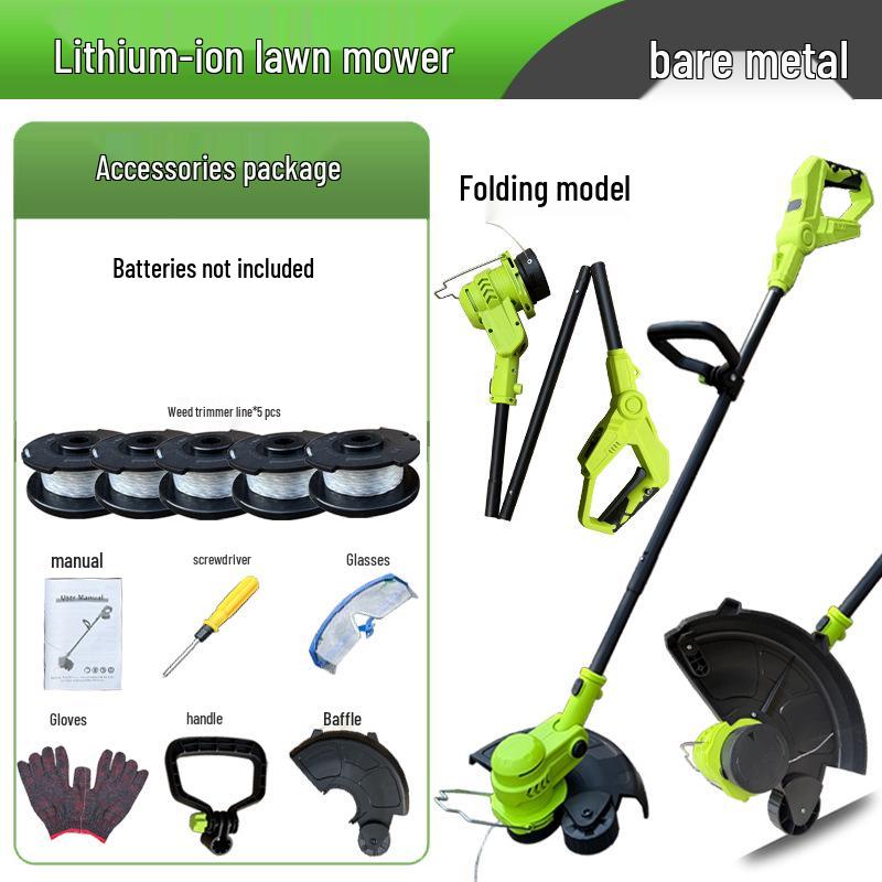 Rechargeable Handheld Electric Lawn Mower and Garden Trimmer