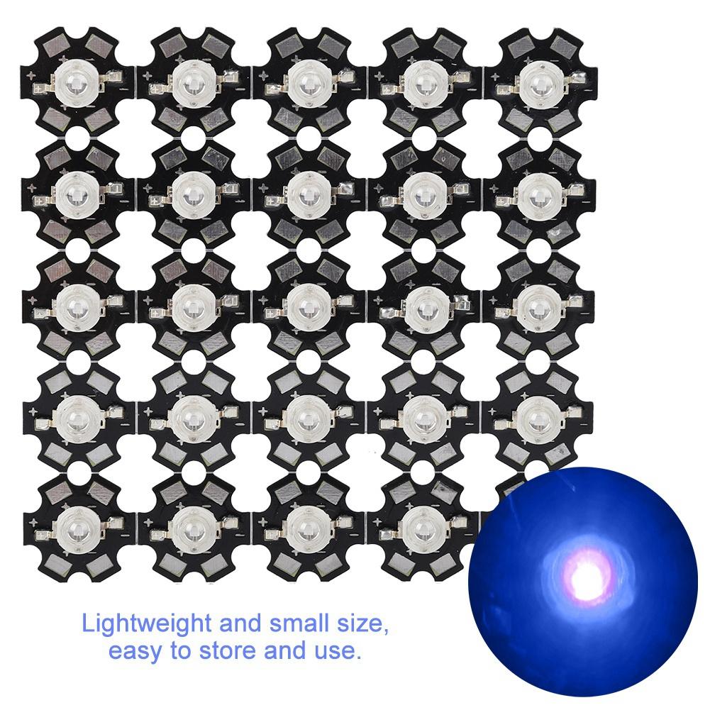 AXD-3W High Power UV Purple LED Lamp Beads Diode Chips With Aluminium Base