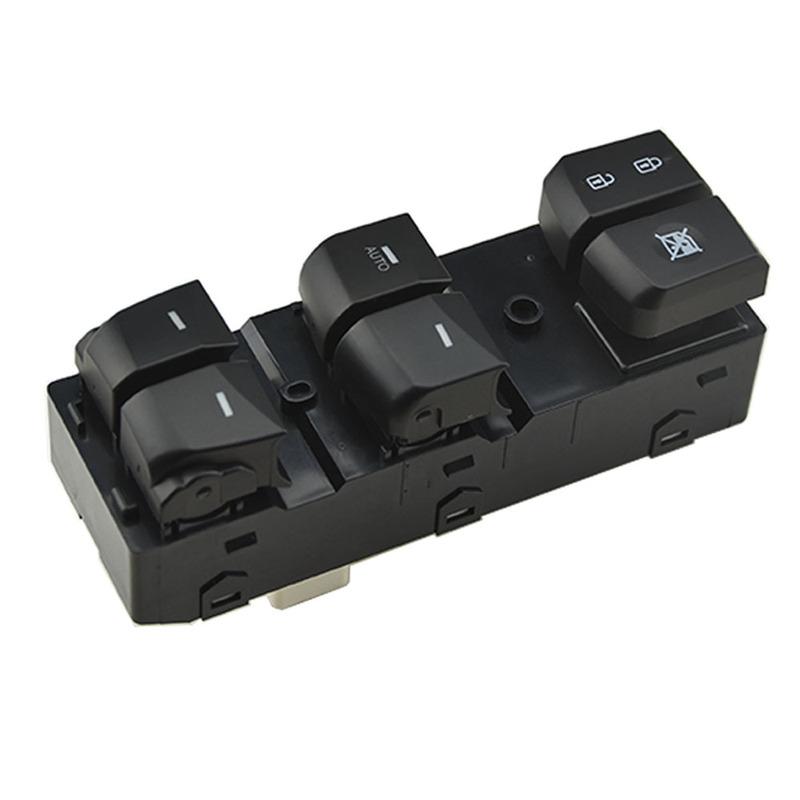 Power Window Control Switch Button Black Color 93570-4V010 16 P For Hyundai Elantra 2012 - 2016