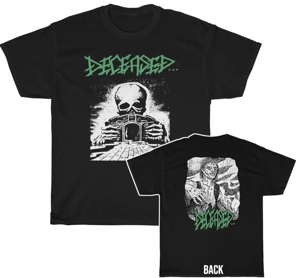 

Deceased Skull with Crypt Shirt Double Sided M