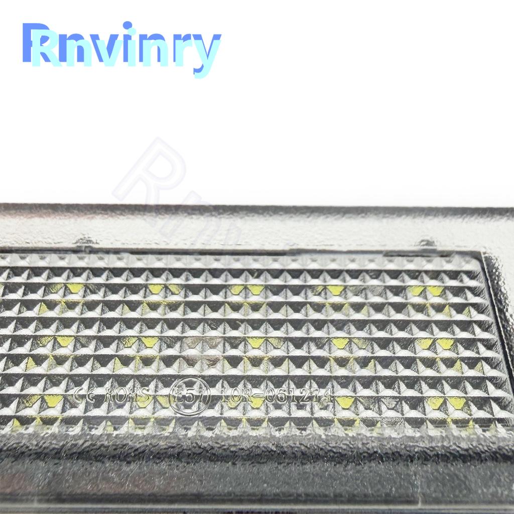 2pcs LED License Number Plate Light For Infiniti QX30 16-19 QX50 19-22 QX60 22- Q60 17-21 Q50 18-22
