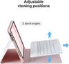 Multi-Angle Stand Backlit Bluetooth Keyboard Case with Pencil Slot for iPad 10 Generation 10.9 Inch Slim Protective Cover