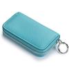 RenLianyi Key Card Integrated Genuine Smart Key Case for Men and Car Key Case with 6 Key 2 Card Blue Case, Case, Leather, Women, Hooks, Holder, Slots,