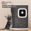 Creative 2/3-tiers Indoor Cat Castle House All-in-one with Holes Cat Bed Cylindrical with Hanging Fluffy Ball Large Cat Cave