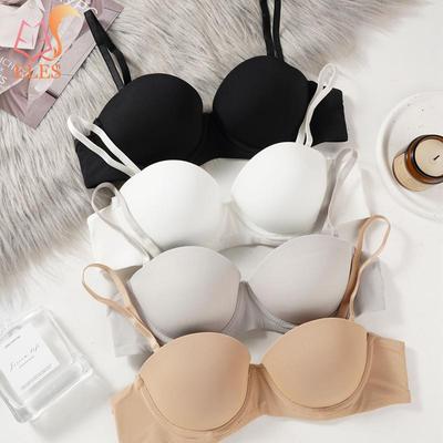 Women's Push-Up Bra Comfortable Invisible Wireless Simple Sexy Underwear Bra Seamless Bra Soft Underwear Bras