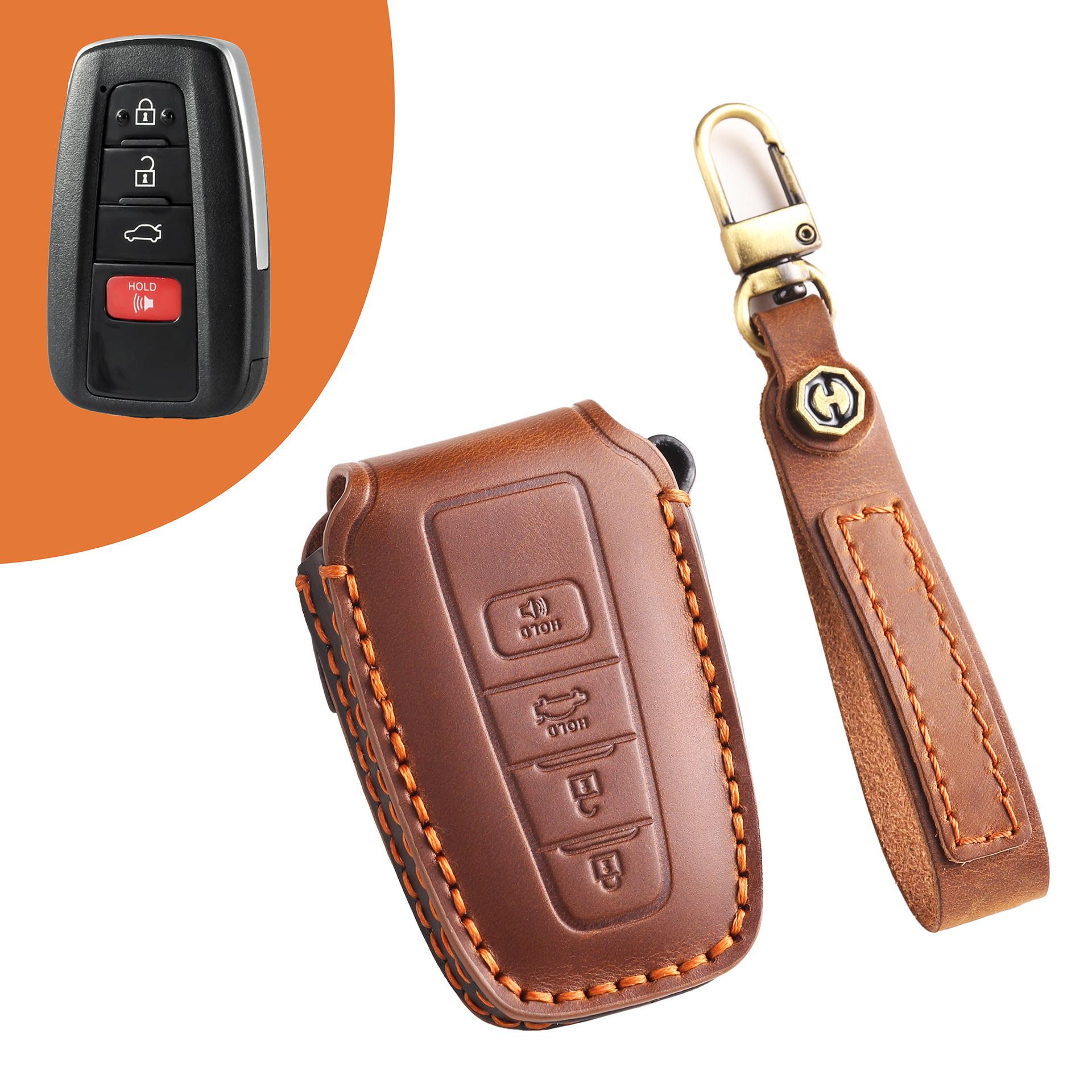 

Applicable Toyota Corolla Leiling Camry Key Set Asian Dragon RAV4 Roewe Highlander Leather Buckle