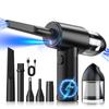 Portable Wireless Hair Dryer with Magnetic Nozzle and Aluminum Alloy Dust Blower